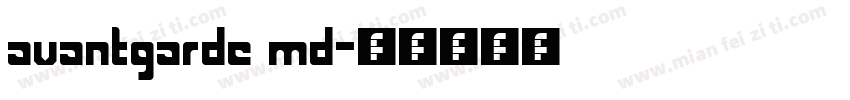 avantgarde md字体转换